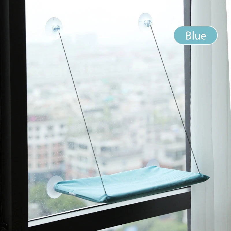 SunBasker Window Hammock – The Ultimate Sunny Seat for Cats Who Love to Lounge